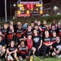 Weaver boys celebrate after beating J.B. Pennington on Tuesday and advancing to the Elite Eight for the first time. (Submitted photo)