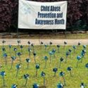 Pinwheels in front of Calhoun/Cleburne Children's Center photo