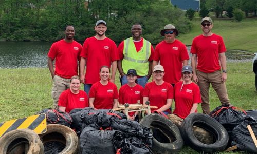 Cleburne County Middle School Partners with Alabama Power Service Organization for Community Cleanup
