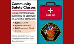Free first aid classes this summer