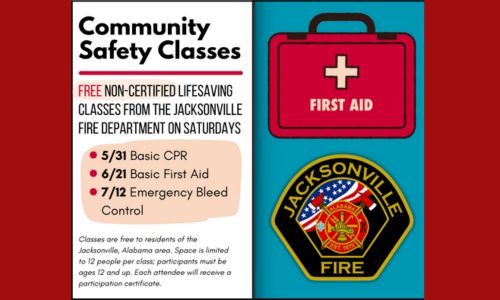 Free first aid classes this summer
