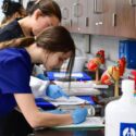 Gadsden State science students engage in hands-on learning during a lab session in the newly enhanced facilities supported by donor contributions.