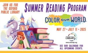 Oxford Public Library’s summer reading program begins May 27