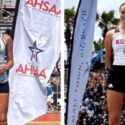 White Plains’ Maddyn Conn (left) and Alexandria’s Anna Beth Stewart came away as state champions Thursday, the first day of state track meets in Gulf Shores. (Submitted photos)