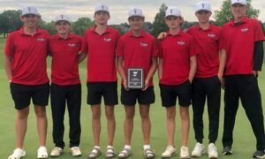 Westbrook Christian’s boys earned their 15th consecutive appearance in the state golf tournament Monday, finishing second in their sub-state tournament at Florence. (Submitted photo)