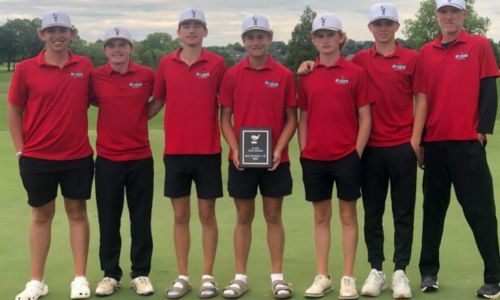 Westbrook Christian’s boys earned their 15th consecutive appearance in the state golf tournament Monday, finishing second in their sub-state tournament at Florence. (Submitted photo)