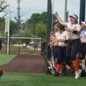 Alexandria”s dugout reacts during an East Regional game at Sand Mountain Park in 2023. Softball regionals start Monday. (Photo by Joe Medley/East Alabama Sports Today)