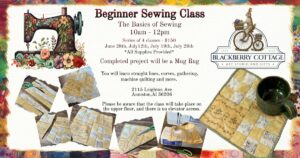 Beginner Sewing Class