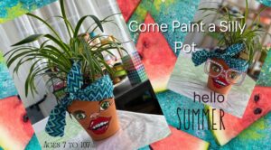 Funny Face Flower Pot