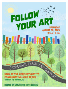 Follow Your Art & Sidewalk Chalk Art Contest