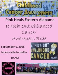 Pink Heals Eastern Alabama Knock Out Childhood Cancer Awareness Ride