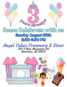 Angel's Cake's 3rd Anniversary Celebration