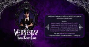 Wednesday Themed Escape Room