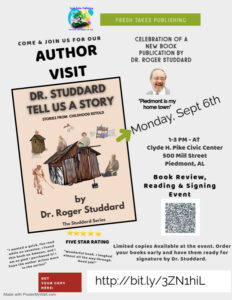 Author Visit Dr. Roger Studdard