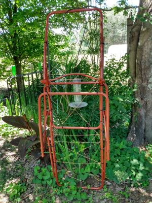 Brick Satin Paint, Refreshing Aged Garden Art