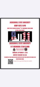 Jax State Army ROTC/UPD Septemeber 11th Stair Climb