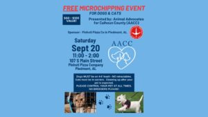 FREE Microchipping Event for Dogs and Cats