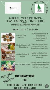 Herbal Treatments with Three Cedars Farmhouse