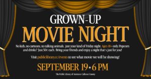 Grown-Up Friday Movie Night
