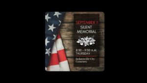 Sept 11 Silent Memorial at Jacksonville City Cemetery