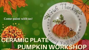 Ceramic Plate Pumpkin Workshop