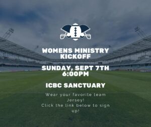Women's Ministry Kick Off