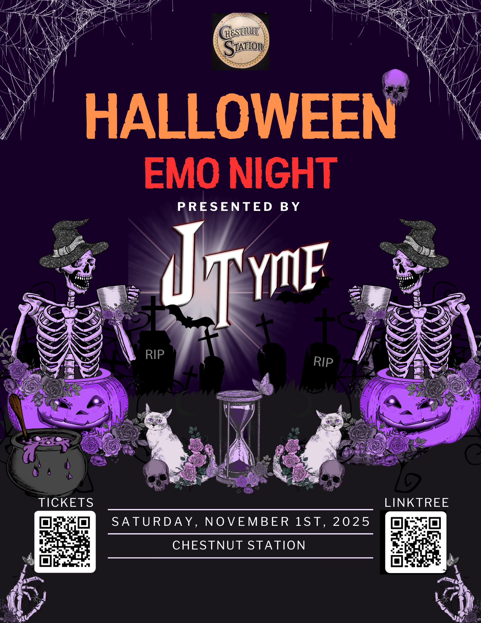 Emo Night Halloween Party w/JTYME Live at Chestnut Station