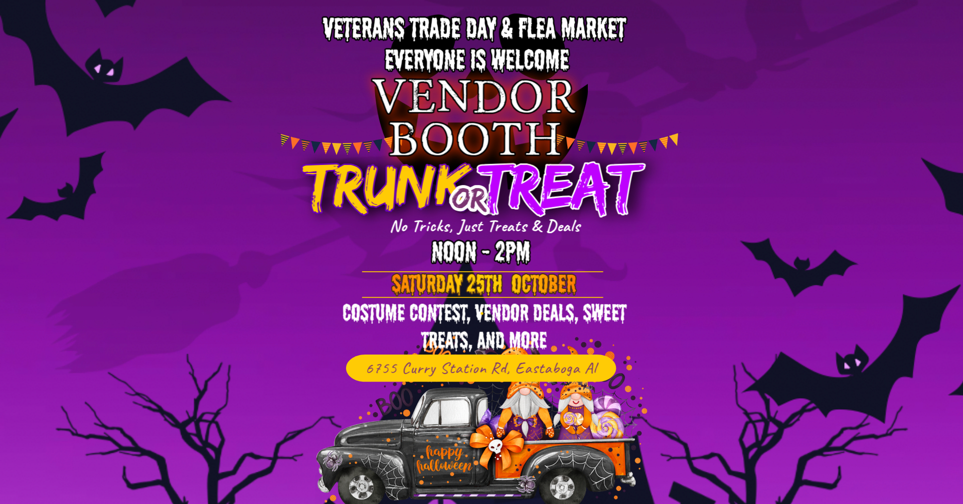 Vendor Booth Trunk or Treat