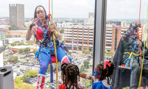 Superheroes Visit Patients at Children’s of Alabama