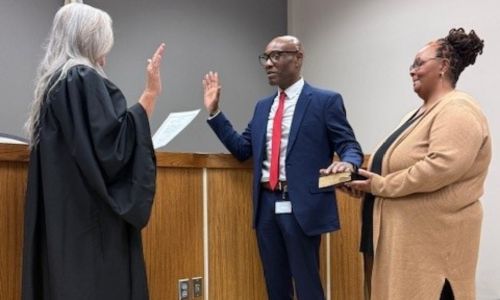 Swearing-In of New Mental Health Officer and Assistant
