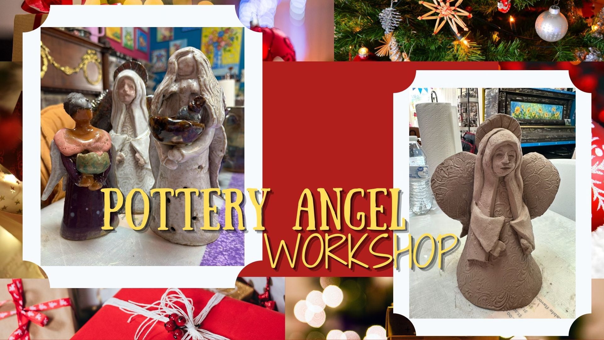December 18th Pottery Angel Workshop