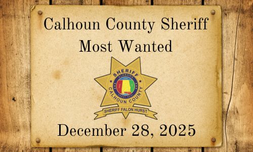 Most wanted poster on wood background with Sheriff Star