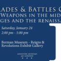 Blades & Battle Gear Weapons in the Middle Ages and the Renaissance