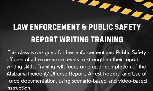 Gadsden State Police Department to host report-writing training seminar for Public Safety Professionals