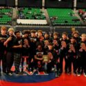Alexandria’s boys’ wrestling team poses for pictures after finishing third in the Class 1A-4A state duals tournament, which concluded Friday in Birmingham’s Bill Harris Arena. (Submitted photo)