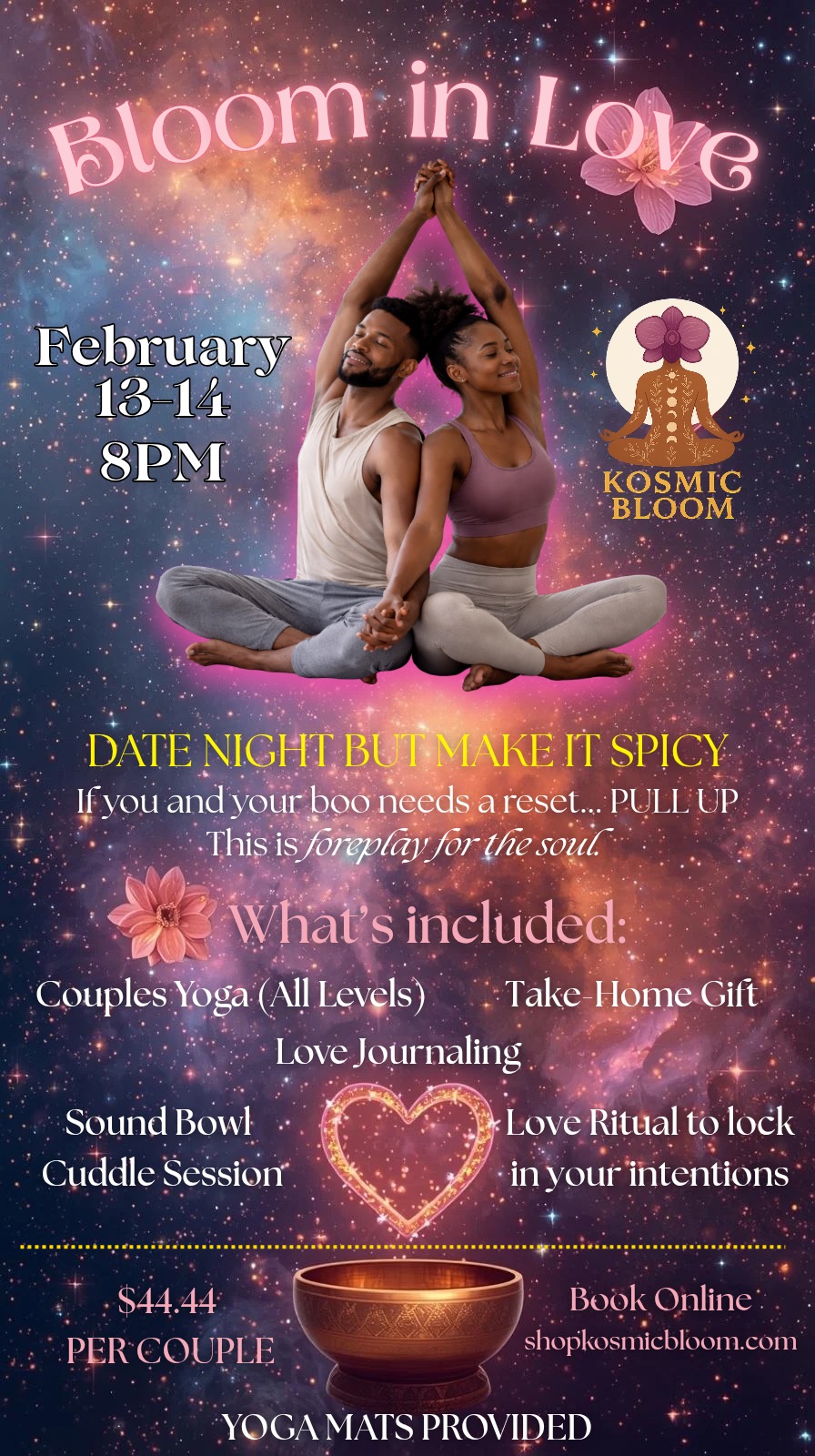 Bloom in Love - A Spicy Date Night Experience