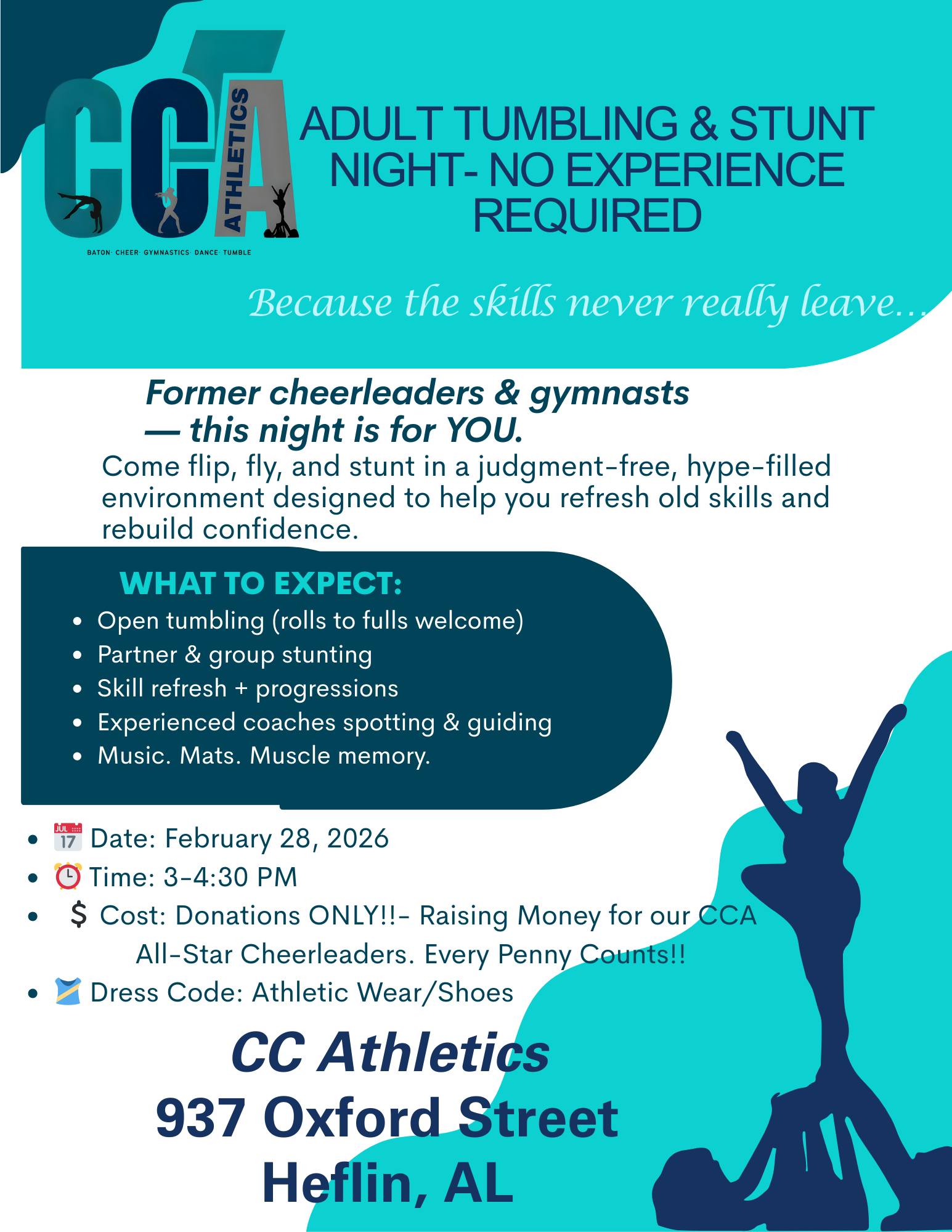 Adult Tumbling & Stunt Night