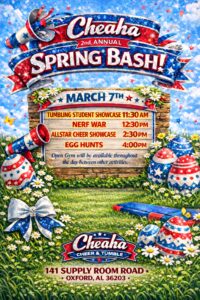 Spring Bash Oxford: Cheaha Cheer & Tumble