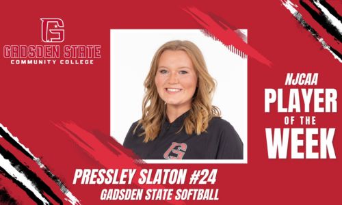 Gadsden State's Pressley Slaton named NJCAA Player of the Week