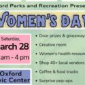 Oxford Parks and Recreation Women's Day Event