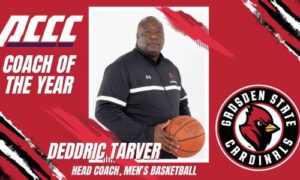 Gadsden State’s Deddric Tarver Named ACCC Coach of the Year