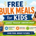 Free Bulk Meals for Kids Summer Program Announcement