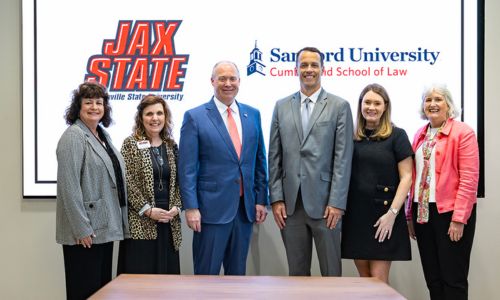 Jax State Announces 3+3 Partnership with Cumberland School of Law, Creating Accelerated Pathway to Law Degree