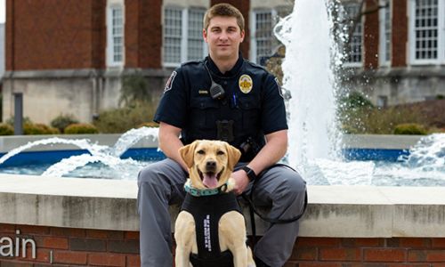 Meet Daphne The K-9 Officer Working Behind the Scenes to Keep Jax State Safe