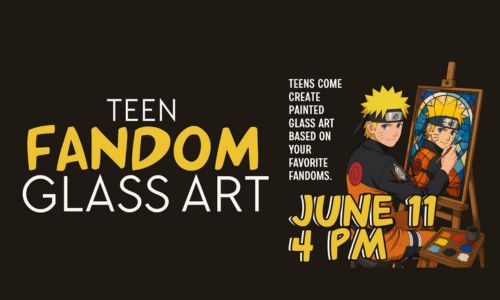 Teen Fandom Glass Art
