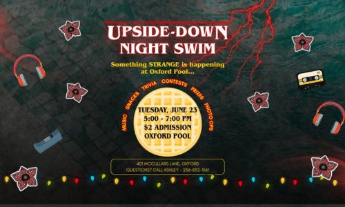 upside-down night swim