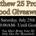 Food Giveaway