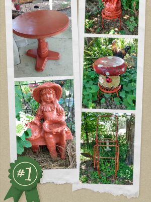 Country Cottage Garden Art