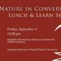 Nature in Conversation lunch and Learn Series