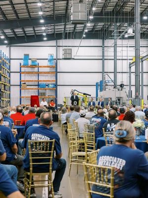 Ribbon Cutting Ceremony for Associated Metalcast